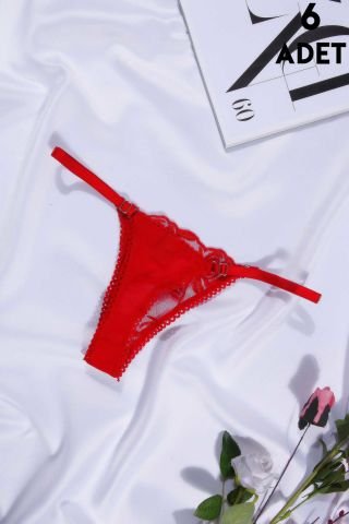 Aysemin Brodeli 7017 B Cup Balenli Desteksiz Bayan Sütyen Takım 6'lı