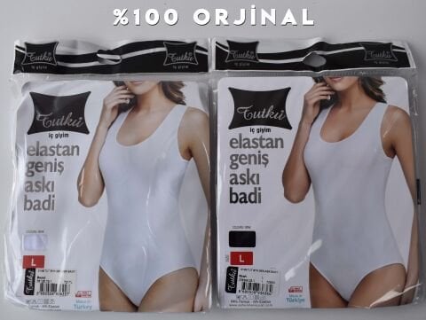 Tutku 0149 Bayan Kalın Askılı Çıtçıtlı Badi (Kancalı)