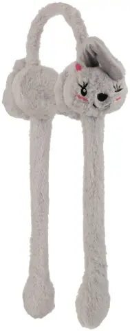 Kitti P-K25200-04 4-8 Yaş Kız Çocuk Peluş Hareketli Uzun Kulaklık 6'lı