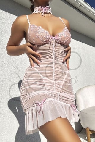 NIGHTLIGHT 3615 Erotik Gecelik (S-M-L-XL)