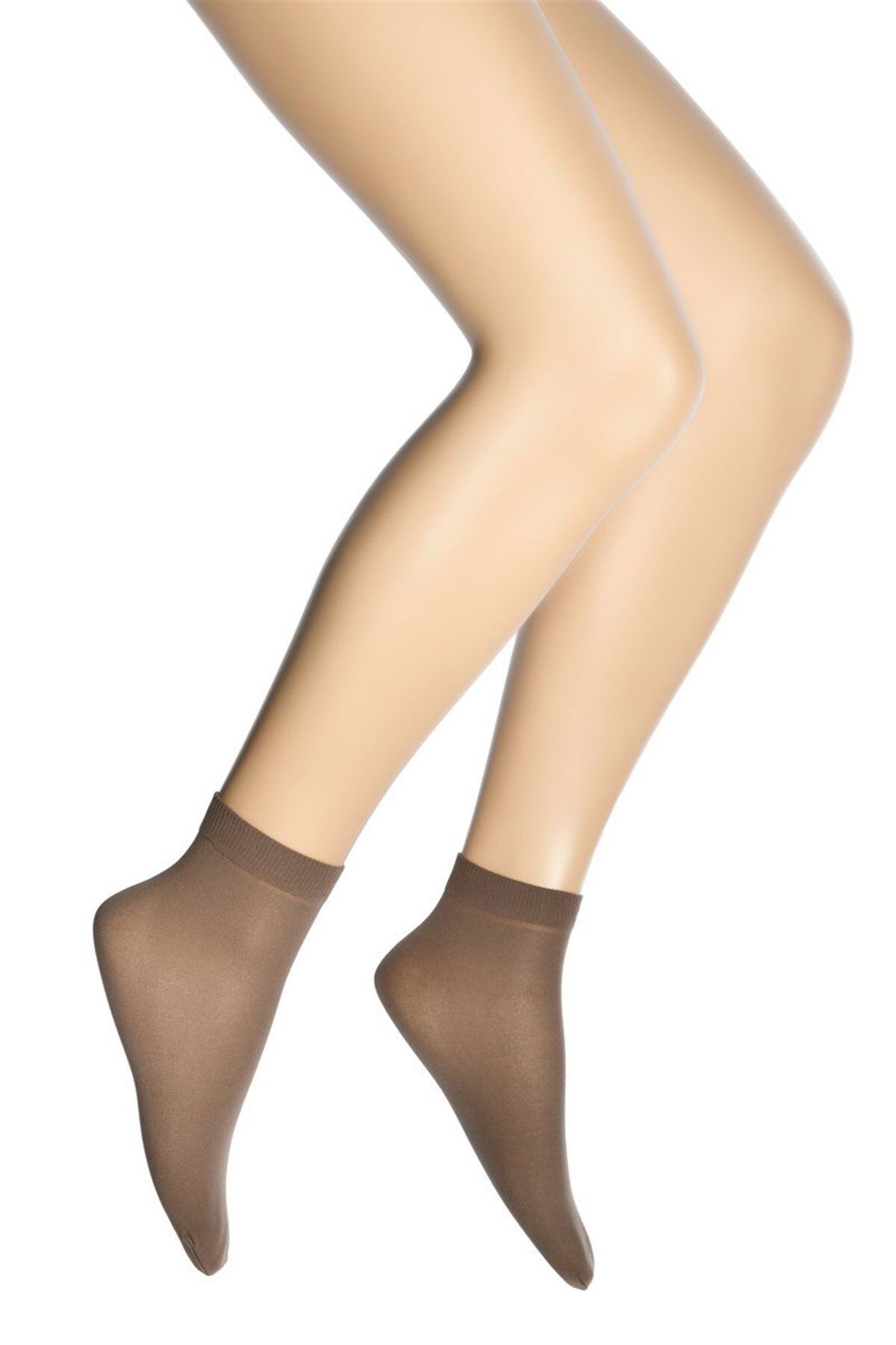 Dore Yumuşak Esnek Micro 40 Bayan Soket 12'li VİZON(86) - STANDART