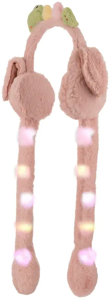 Kitti P-K25205-06  4-8 Yaş Kız Çocuk Peluş Hareketli Uzun Kulaklık 6'lı