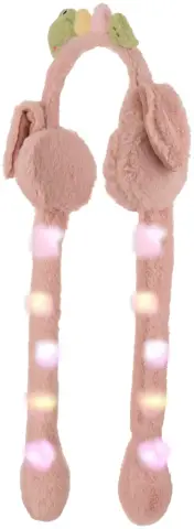 Kitti P-K25205-06  4-8 Yaş Kız Çocuk Peluş Hareketli Uzun Kulaklık 6'lı