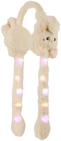 Kitti P-K25205-10  4-8 Yaş Kız Çocuk Peluş Hareketli Uzun Kulaklık 6'lı