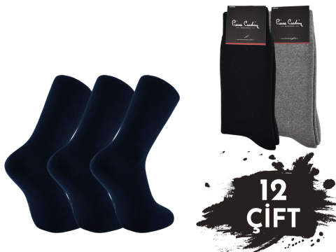 Pierre Cardin 515 Orjinal Erkek Termal Havlu Çorap 12'li