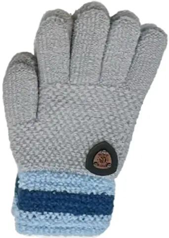 Kitti P-K25230-07 4-8 Yaş Örme Erkek Çocuk Eldiven 6'lı