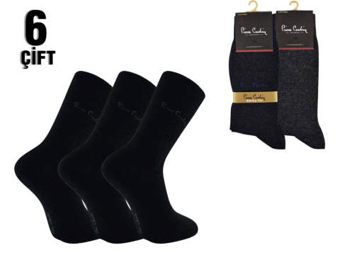 Pierre Cardin 611 Orjinal Erkek Bambu Yün Çorap 6'lı