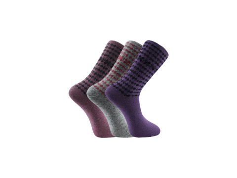 Aldano 04-3 Lambswool Yün Kışlık Bayan Soket 12'li