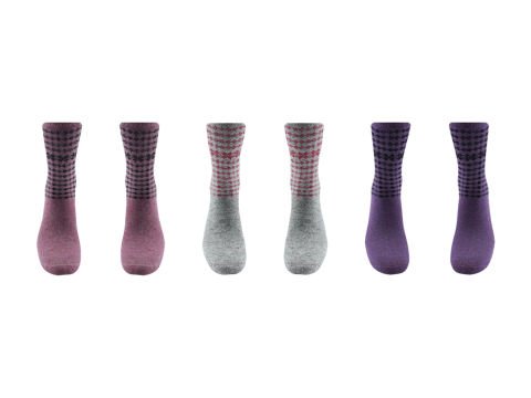 Aldano 04-3 Lambswool Yün Kışlık Bayan Soket 12'li