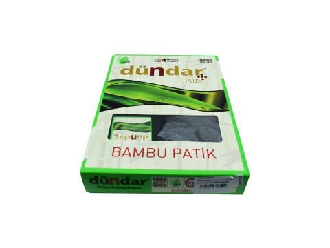 Dündar UNISEX Dikişsiz Yıkamalı Kokulu Bambu Patik 12'li