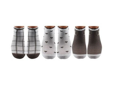 Pelin 12-9 Naturel Penye Parfümlü 3 Boyutlu Bayan Patik 12'li