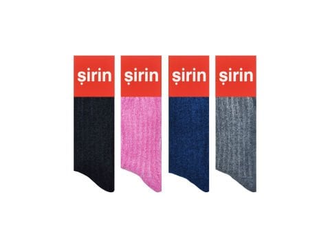 Şirin 5300 Parfümlü Şönil Kışlık Bayan Soket Çorap 12'li
