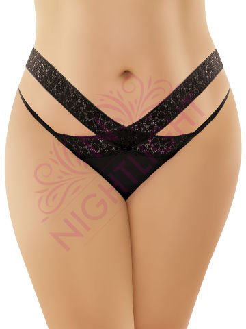 NIGHTLIGHT 9154 Büyük Beden Erotik Külot (XL-2XL-3XL-4XL)