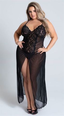 NIGHTLIGHT 3253 Batal Beden Erotik Gecelik (XL-2XL-3XL-4XL)