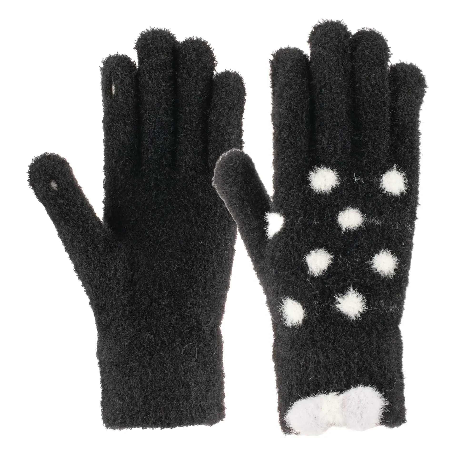 Kitti K26270-03 (9-15) Yaş Garson Kız Çocuk Çift Kat Örme Eldiven 12'li