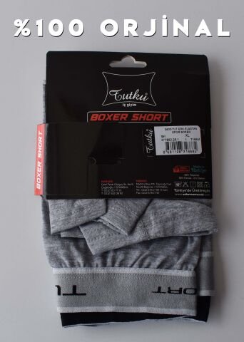 Tutku 0400 Erkek Elestan Spor Boxer
