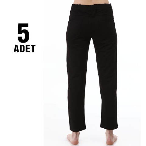 Sahra Ten 159 Kompak Cepli Bayan Eşofman Alt 5'li