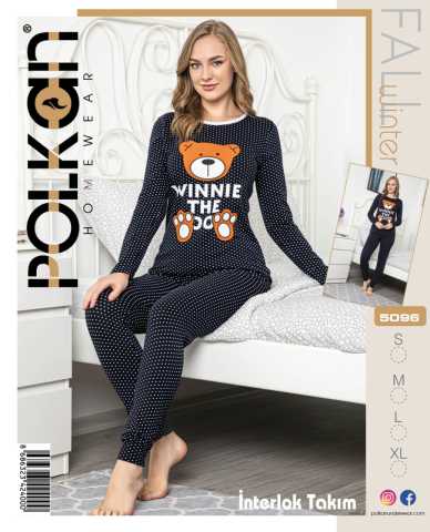 Polkan 5096 İnterlok Bayan Pijama Takımı