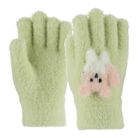 Kitti K26260-13 (5-8) Yaş Kız Çocuk Örme Eldiven 6'lı