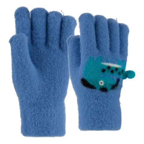 Kitti K26260-19 (5-8) Yaş Erkek Çocuk Örme Eldiven 6'lı