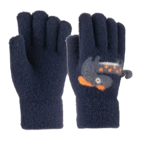 Kitti K26260-19 (5-8) Yaş Erkek Çocuk Örme Eldiven 6'lı