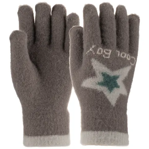 Kitti K26260-16 (5-8) Yaş Erkek Çocuk Örme Eldiven 12'li