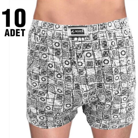 Seher Empirme Erkek Boxer 10'lu