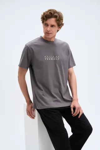 Pijadore 2065 (M-L-XL-XXL) Kısa Kollu Erkek Pijama Takım 4'lü