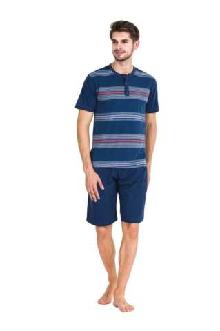 Güneş 5344 Kısa Kollu 3'lü Erkek Pijama Takımı