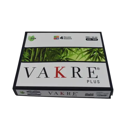 Vakre 9106-1 (40-44 NO) Dikişsiz Erkek Bambu Yarım Konç Çorap 12'li