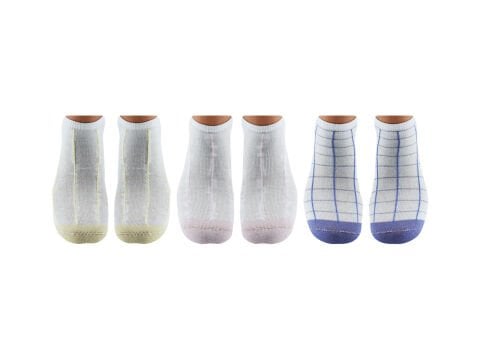 Şirin 4030-55 (36-40) Dikişsiz Bayan Penye Patik Çorap 12'li