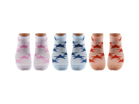 Şirin 4030-54 (36-40) Dikişsiz Bayan Penye Patik Çorap 12'li