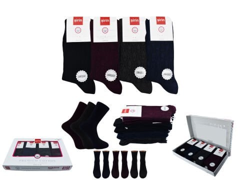 Şirin 4150-101 (36-40) Dikişsiz Bayan Penye Çorap 12'li