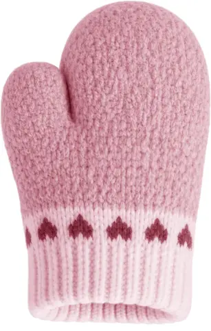 Kitti P-K26210-03 (1-3) Yaş Kız Bebe Örme Eldiven 6'lı