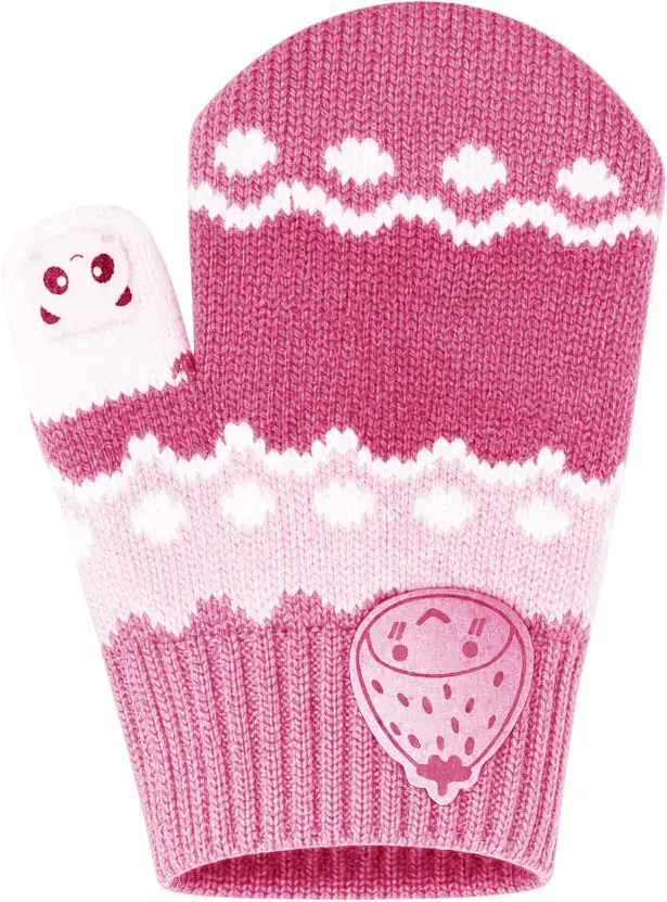 Kitti P-K26210-02 (1-3) Yaş Kız Bebe Örme Eldiven 6'lı