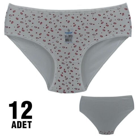 Dondeza 301-86 Desenli Bayan Bato 12'li