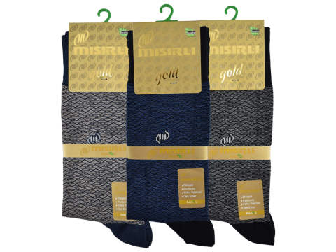 Mısırlı 2005 Bambu Dikişsiz Jakarlı Erkek Çorap 12'li