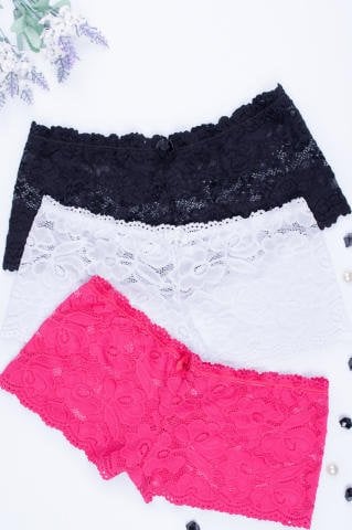 Mary Lüx 306 Bayan Dantelli Şort Boxer