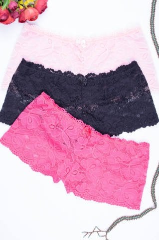 Mary Lüx 306 Bayan Dantelli Şort Boxer