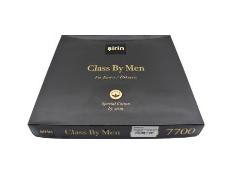 Şirin 7700 (40-44) Ter Emici Lastiksiz Erkek Penye Çorap 12'li