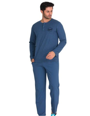 Berland 3876 Süprem Uzun Kol Erkek Pijama Takımı