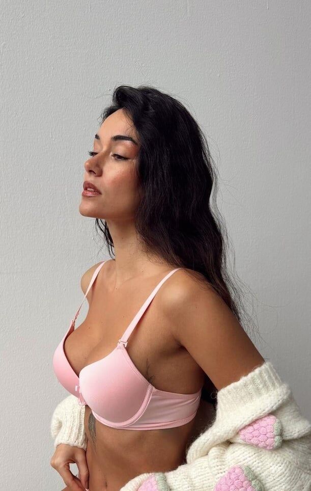 Cansoy 167 Pembe Mikro Tulumlu Balenli Desteksiz Bayan Sütyen 6'lı