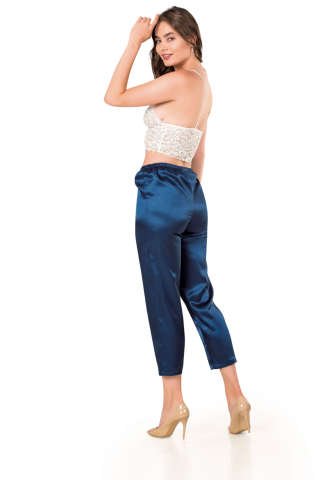 Moongirl 306 Bayan Saten Pijama Takım