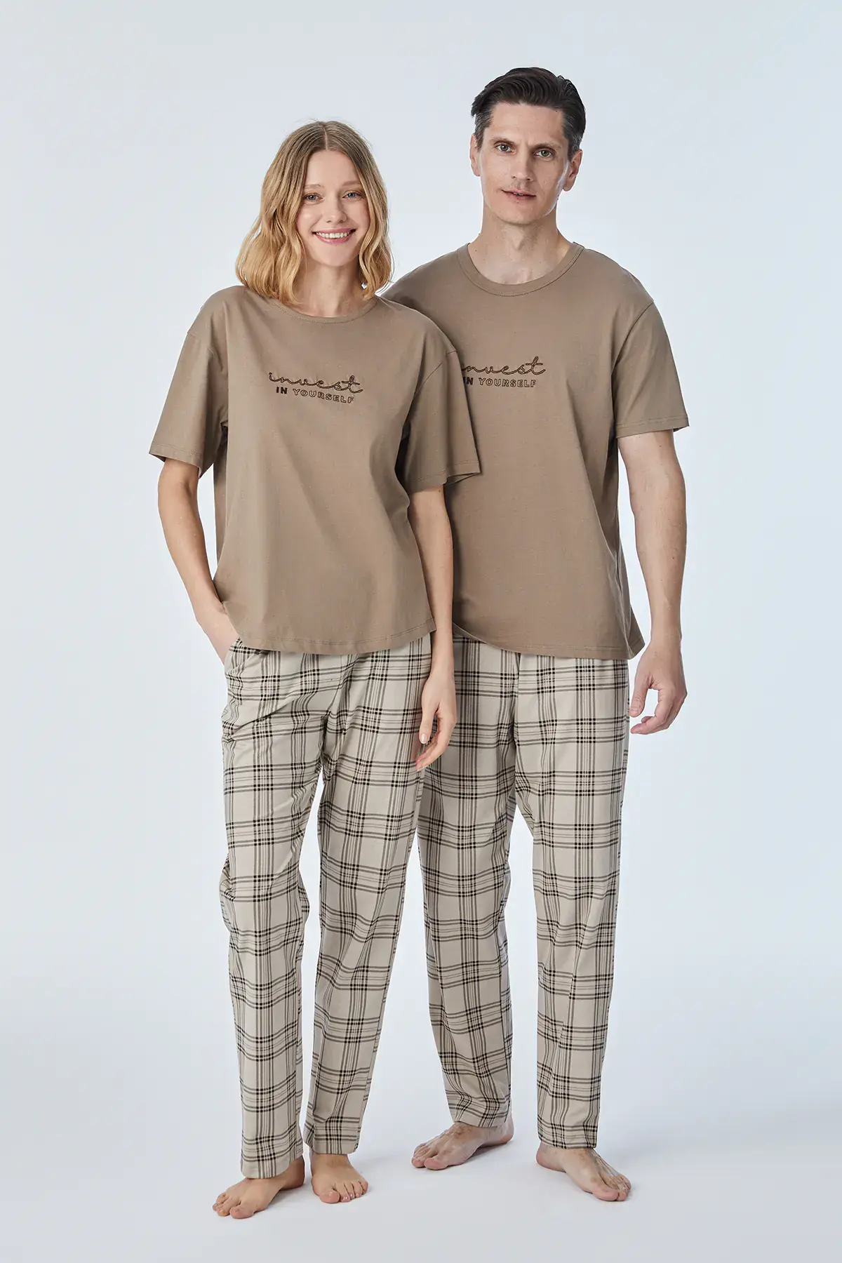 Pijadore 2111 (M-L-XL-XXL) Kısa Kollu Bayan Pijama Takım 4'lü