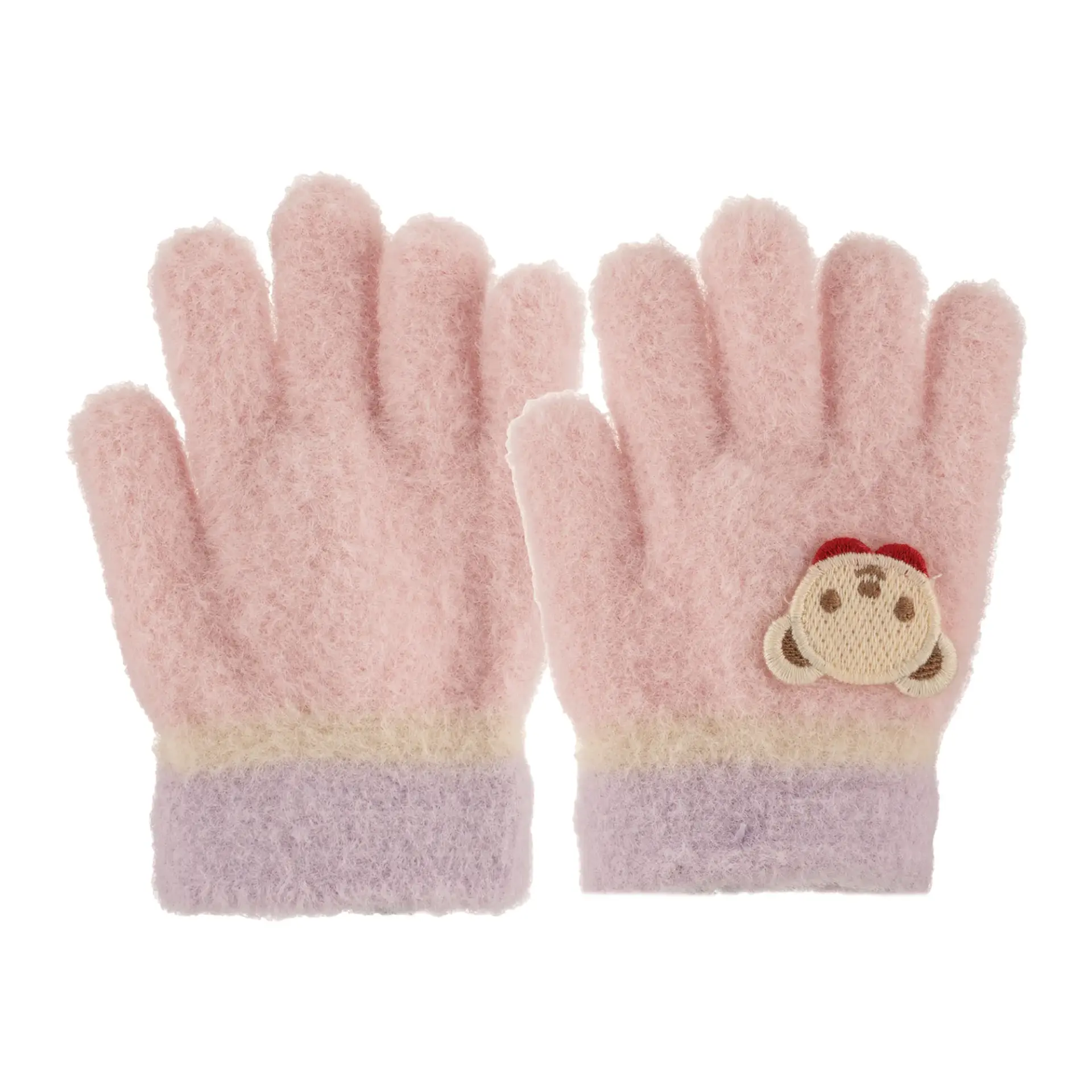 Kitti K26250-02  (1-4) Yaş Kız Örme Eldiven 6'lı