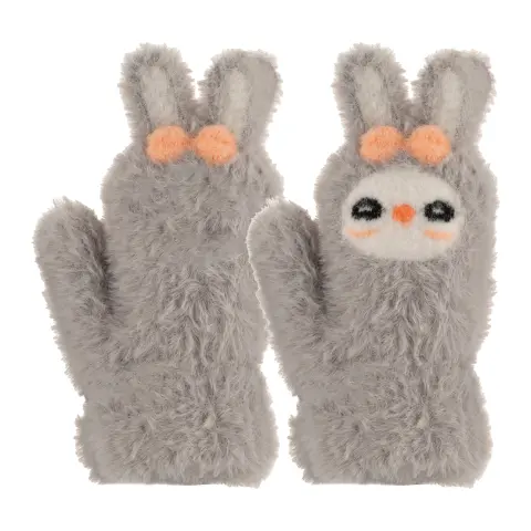 Kitti K26250-08 (1-4) Yaş Kız Örme Eldiven 6'lı