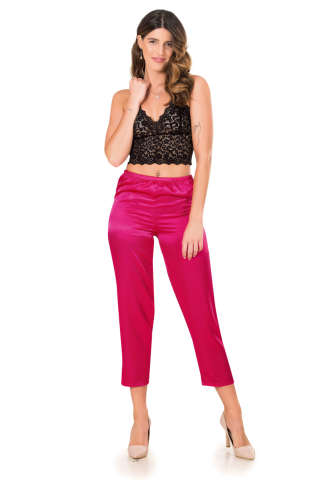 Moongirl 308 Bayan Saten Pijama Takım