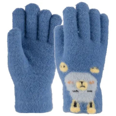 Kitti K26260-02 (5-8) Yaş Kız Örme Eldiven 6'lı