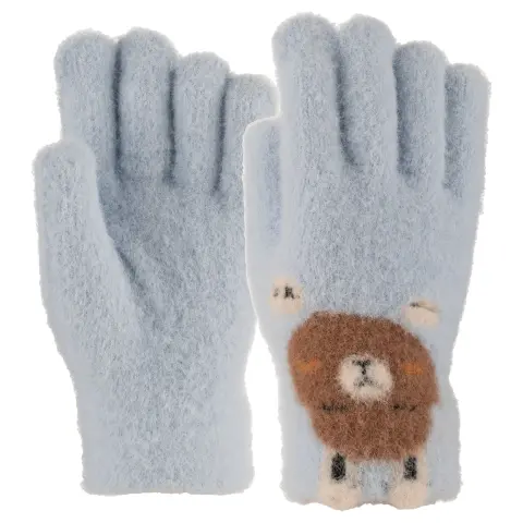 Kitti K26260-02 (5-8) Yaş Kız Örme Eldiven 6'lı