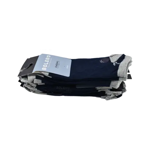 Bolero E-20 (41-45 NO) Dikişsiz Erkek Penye Patik Çorap 12'li